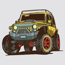 Off-road Vehicles Stickers for Trucks Waterproof Self-Adhesive for Laptop Glass