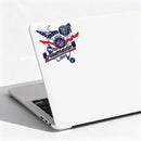 USAF American Flag Eagle Sticker Retro Military Decor Decal for Laptops Cars