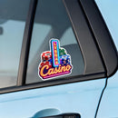 Las Vegas Casino Vinyl Sticker Neon Poker Chip Decor Decal for Laptops Cars