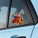 OUTSTIN DETSIAA BBQ Ribs Guitar Vinyl Sticker USA Decor Decal for Laptops Cars