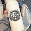Gear & Music Notes Vinyl Sticker Industrial Decor Decal for Laptops Cars