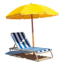 Beach Umbrella Chair Vinyl Sticker Summer Decor Decal for Laptops Coolers
