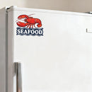 Lobster Seafood Vinyl Sticker Coastal Decor Decal for Laptops Coolers