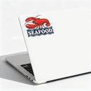 Lobster Seafood Vinyl Sticker Coastal Decor Decal for Laptops Coolers