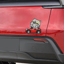 Sad Little Cat Stickers-Waterproof Sunproof Self-Adhesive for Laptop Luggage