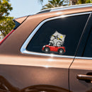 Sad Little Cat Stickers-Waterproof Sunproof Self-Adhesive for Laptop Luggage