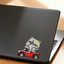 Sad Little Cat Stickers-Waterproof Sunproof Self-Adhesive for Laptop Luggage