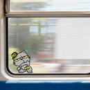 Hip-hop Kitten Stickers-Waterproof Sunproof for Laptop Glass Car Laptop