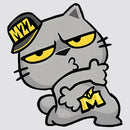 Hip-hop Kitten Stickers-Waterproof Sunproof for Laptop Glass Car Laptop