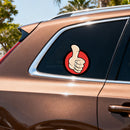 Thumbs up Vinyl Stickers-Waterproof Sunproof Personalized for Laptop Glass Car