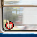 Thumbs up Vinyl Stickers-Waterproof Sunproof Personalized for Laptop Glass Car