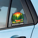 Woodland Fox Vinyl Sticker Forest Wildlife Decor Decal for cars Laptops Coolers