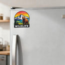 Wildlife Bear Vinyl Sticker Mountain Forest Decor Decal for Laptops Coolers