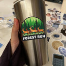 Forest Run Deer Vinyl Sticker Wildlife Decor Decal for Laptops Cars water cup