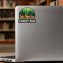 Forest Run Deer Vinyl Sticker Wildlife Decor Decal for Laptops Cars water cup