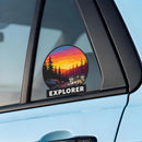 Explorer Wolf Pack Vinyl Sticker Forest Wildlife Decor Decal for Laptops Cars