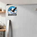 Explorer Eagle  Sticker Mountain Cloud Wildlife Decor Decal for Laptops cars