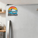 Riverlife Trout  Sticker Mountain River Decor Decal for Suitcase Laptops Coolers