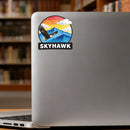 Skyhawk Eagle Vinyl Sticker Mountain Cloud Decor Decal for Laptops Cars suitcase