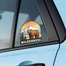 Custom Wilderness Bear  Sticker Mountain Forest Decor Decal for Laptops cars