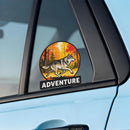 Custom Adventure Wolf Vinyl Sticker Autumn Forest Decor Decal for Laptops Cars