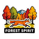 Custom Forest Spirit Fox Sticker Autumn Forest Decor Decal for Laptops Cars