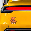 Sad Little Bear Sticker Sunproof Waterproof for Luggage Window Laptop and so on