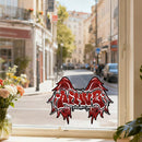 Red wing Sticker Personalized No bubbles for Wall Phone case Car Window Thermos