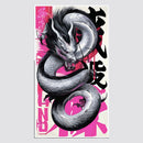 Evil Dragon Vintage Sticker Waterproof Customizable for Window Thermos Laptop