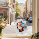 Naughty Santa Claus Sticker Personalized Customizable for Glass Wall Luggage