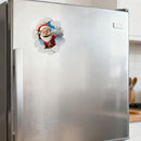 Naughty Santa Claus Sticker Personalized Customizable for Glass Wall Luggage