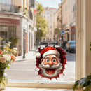 Hilarious Santa Claus Sticker Customizable for Suitcase Car window Tumbler