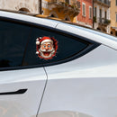 Hilarious Santa Claus Sticker Customizable for Suitcase Car window Tumbler