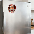 Hilarious Santa Claus Sticker Customizable for Suitcase Car window Tumbler
