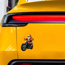 Super Cool Santa Claus Sticker Waterproof Personalized for Window Luggage