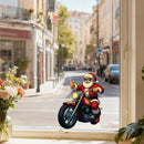 Super Cool Santa Claus Sticker Waterproof Personalized for Window Luggage