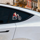 Western Cowboy Santa Claus Sticker Personalized for Window Wall Luggage
