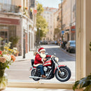 Western Cowboy Santa Claus Sticker Personalized for Window Wall Luggage