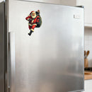 Running Santa Claus Sticker Waterproof Personalized for Window Wall Luggage