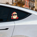 Super Cool Santa Claus sticker Customizable for Luggage Car window Phone case