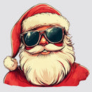 Super Cool Santa Claus sticker Customizable for Luggage Car window Phone case