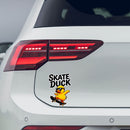 Skate Duck Vinyl Sticker Cool Skateboard Decal for Laptop Water Bottle Cars