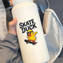 Skate Duck Vinyl Sticker Cool Skateboard Decal for Laptop Water Bottle Cars