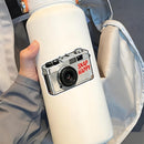 Snap Happy Camera Vinyl Sticker Cool Retro Decal for Laptop Phone Bottle