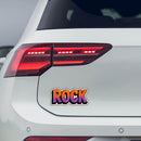 ROCK Letter Vinyl Sticker Cool Retro Decal for Car Laptop Phone Bottle