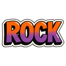 ROCK Letter Vinyl Sticker Cool Retro Decal for Car Laptop Phone Bottle