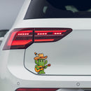 Cowboy Cactus Guitar Vinyl Sticker Cool Western Decal for Laptop cars