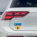 OMG Emoji Vinyl Sticker Cool Funny Decal for Laptop Cars Water Bottle