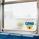 OMG Emoji Vinyl Sticker Cool Funny Decal for Laptop Cars Water Bottle