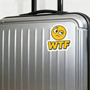WTF Emoji Vinyl Sticker Cool Sarcastic Decal for Laptop Cars Bottle